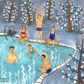 Иллюстрация для календаря 2017