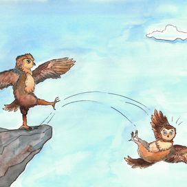 "Пока, пока, гаденыш!"