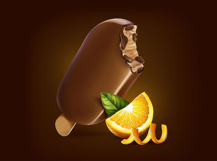 Шоколадное мороженое