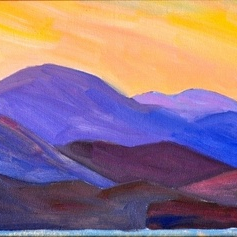 закат в судаке