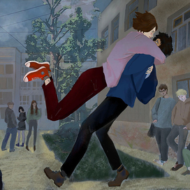 Школьный двор