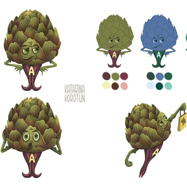 Артишок для детокс-службы доставки здорового питания