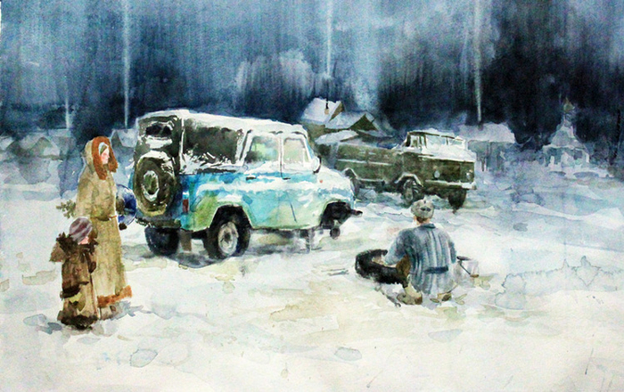 козел и шишига