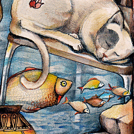 Кот из Линдоса