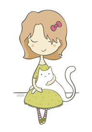 Девочка и кот