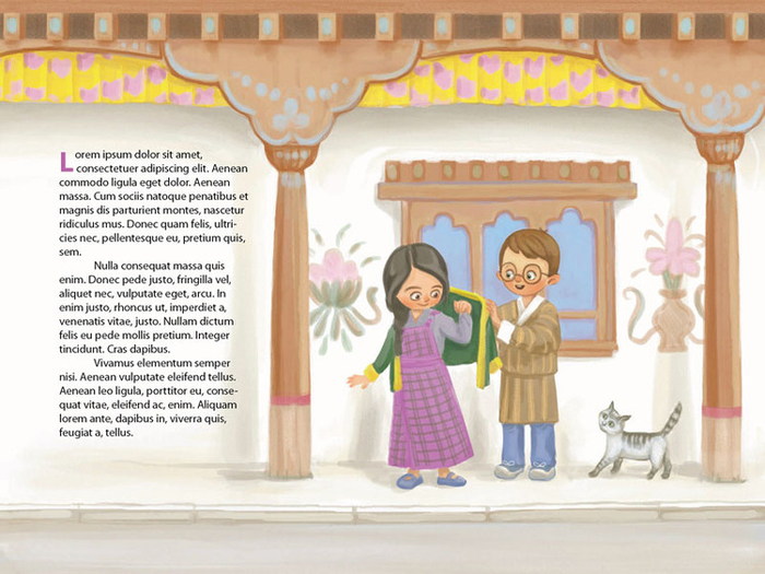 Примерка национальной одежды