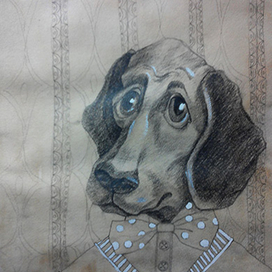 портрет грустного хипстера