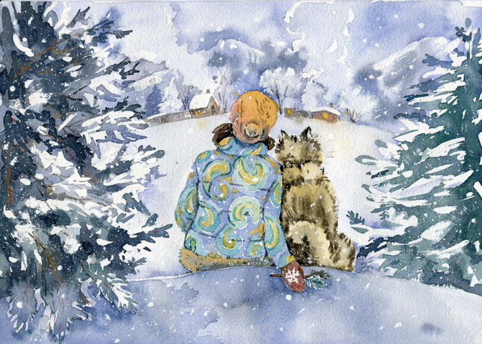 На пригорке