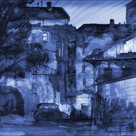 "Часовые любви..."  Её окно.