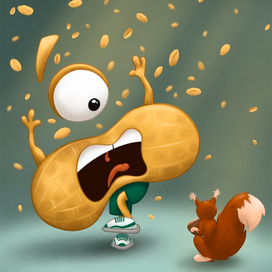 Peanutter brand character