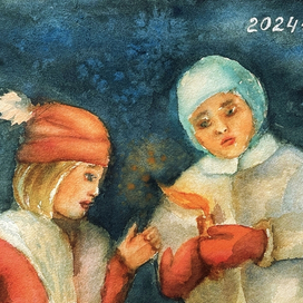 Рисунок к рождеству