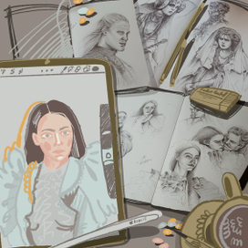 Скетчбук & Айпад