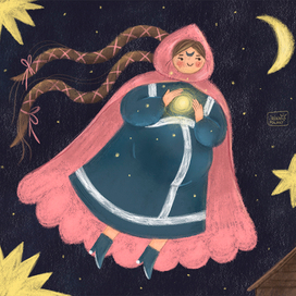 Иллюстрация на конкурс для издательства Полынь, календарь "И тень. И день"