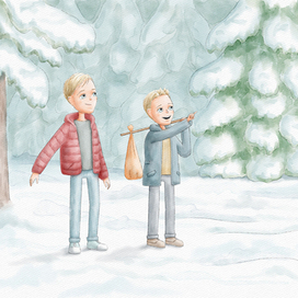 Иллюстрация к книге "Beyond the Clover"