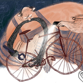 Разворот книги про семью