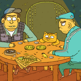 Иллюстрация и графика к игре "Орел-решка"