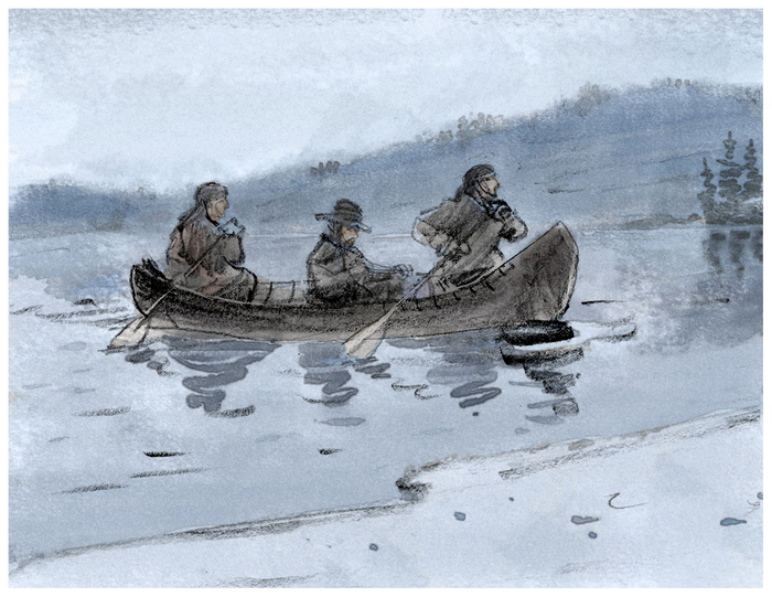 Эскизы к Д. Кервуд 