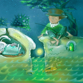 ...а у зайца на подушке спят по очереди ушки...