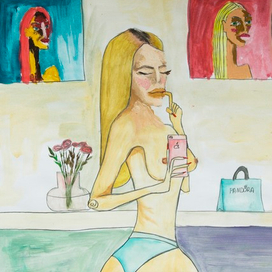 Инста девушка