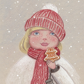 Открытка "Имбирный пряник"