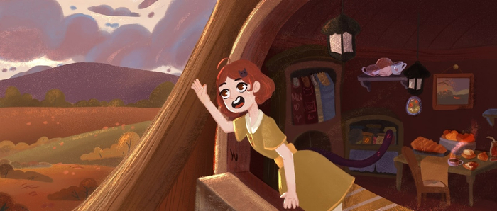 Пришли гости 