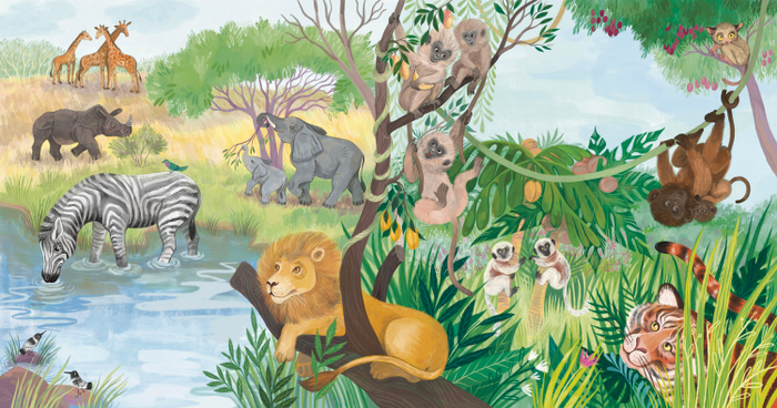 Кто где живёт. Издательство Робинс