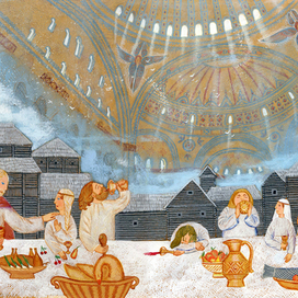 "Княжна Лыбедь"-пир