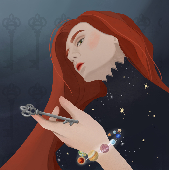 Иллюстрация для челленджа «Девять дев»