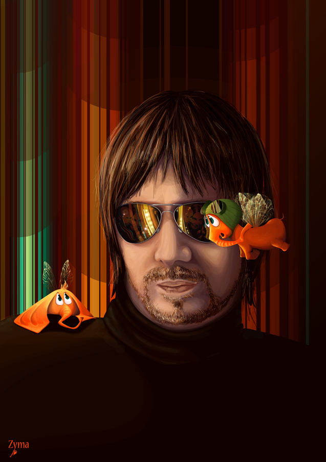 портрет со слонами