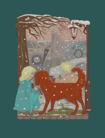 для обложки детского детектива Хмелевской