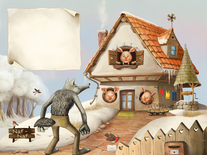 Три поросенка iPad