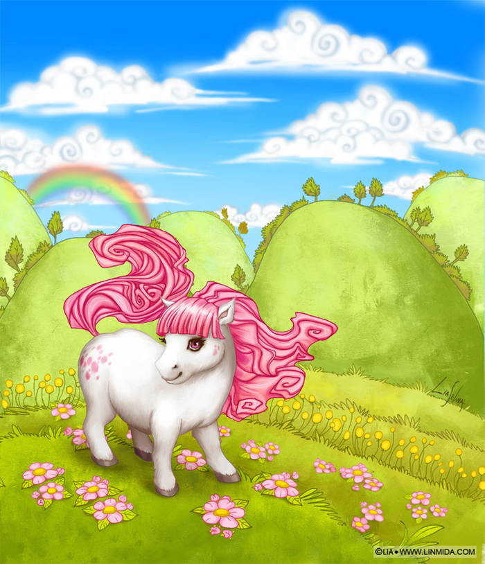 Розовый пони