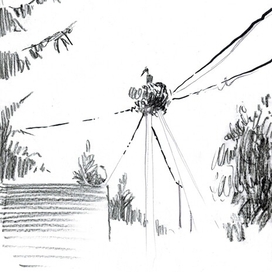 Графика Аист