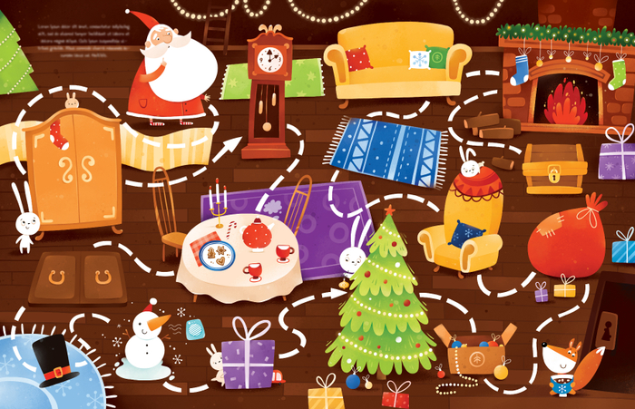 В доме деда мороза