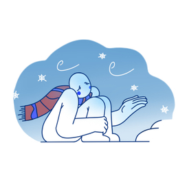 маленькому холодно на улице зимой