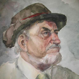 Акварельный дед