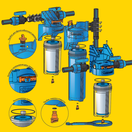 Виды корпусов картриджного фильтра