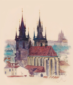 Пражский град...