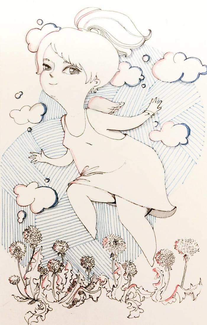 Лето и одуванчики