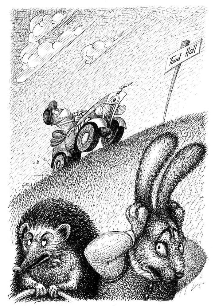 "Ветер в ивах" - иллюстрация