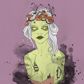 Zombie lady