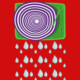 Иллюстрация "Грустная музыка"