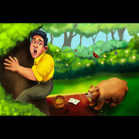 Иллюстрация к игре "Wildscapes"