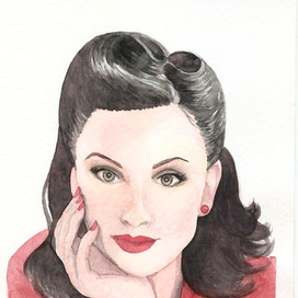 Акварельный портрет