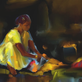 стирка у реки Ганг