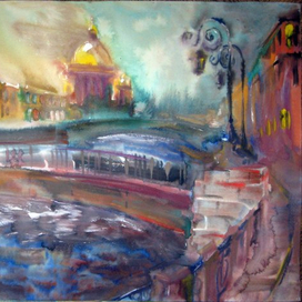 Иллюстрация к книге И.А.Бродского "Петербургский роман"