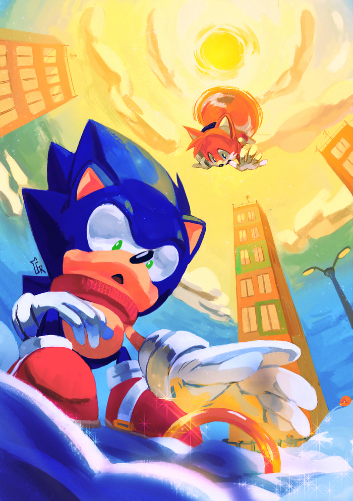 заснеженная находка;