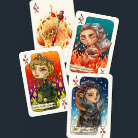 Карты по "Игре Престолов" булавы