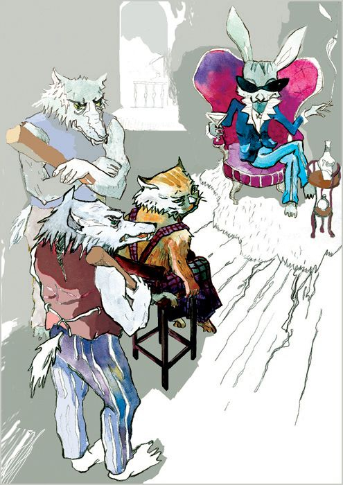 Иллюстрация для  книги "Лис Улисс"