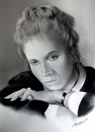 портрет "Сухая кисть"